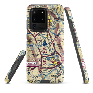 Asheville Regional Airport (AVL) VFR Sectional Samsung Phone Case