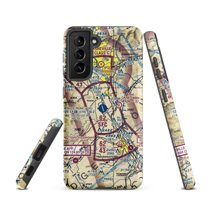 Asheville Regional Airport (AVL) VFR Sectional Samsung Phone Case