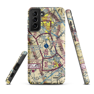 Asheville Regional Airport (AVL) VFR Sectional Samsung Phone Case