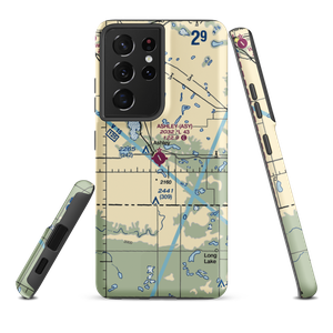 Ashley Municipal Airport (ASY) VFR Sectional Samsung Phone Case