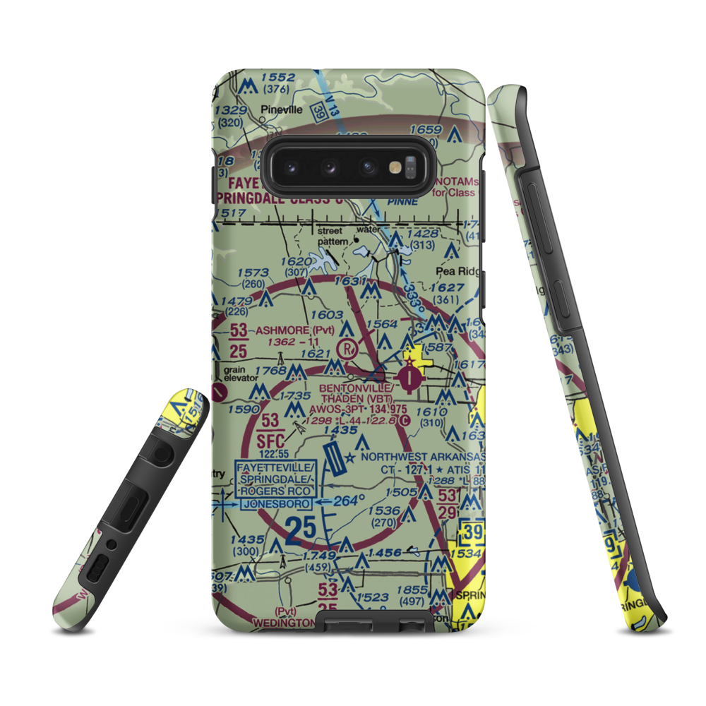 Ashmore Field (2AR5) VFR Sectional Samsung Phone Case Samsung Galaxy S10 Plus model shown