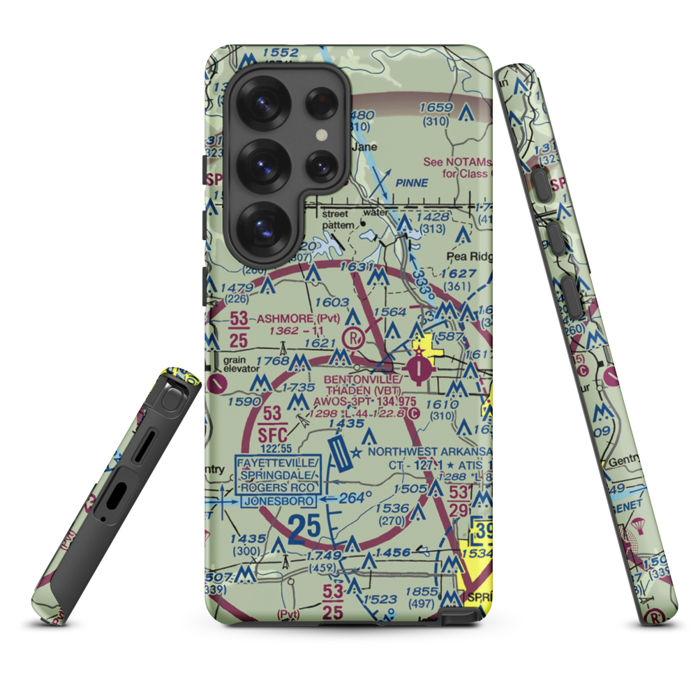 Ashmore Field (2AR5) VFR Sectional Samsung Phone Case Samsung Galaxy S25 Ultra model shown