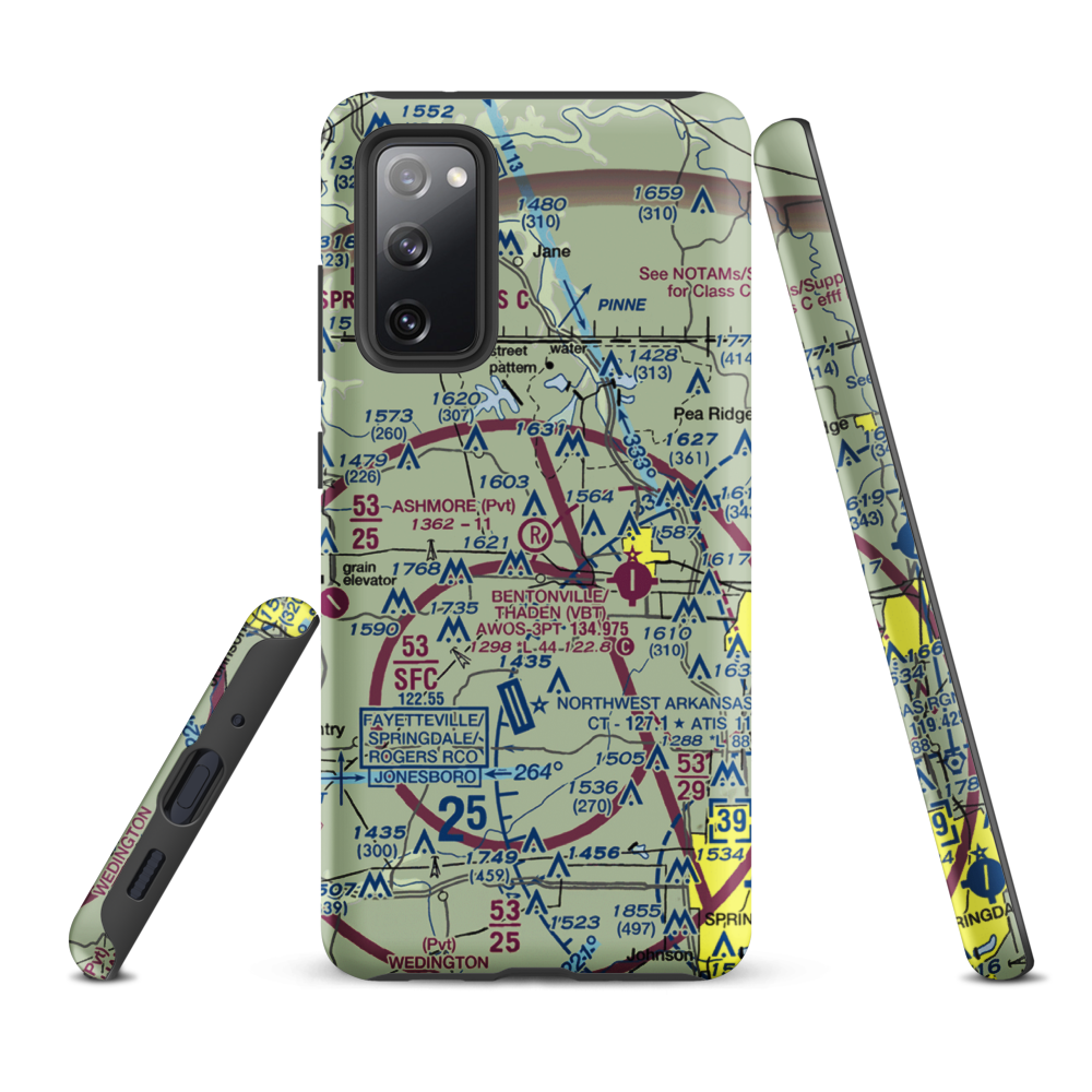 Ashmore Field (2AR5) VFR Sectional Samsung Phone Case Samsung Galaxy S20 FE model shown