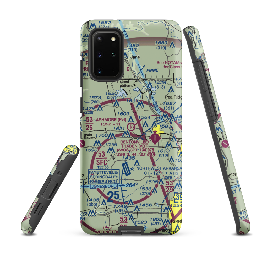 Ashmore Field (2AR5) VFR Sectional Samsung Phone Case Samsung Galaxy S20 Plus model shown