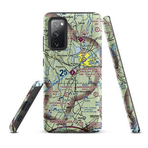 Auburn Lewiston Municipal Airport (LEW) VFR Sectional Samsung Phone Case