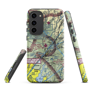 Auburn Municipal Airport (AUN) VFR Sectional Samsung Phone Case