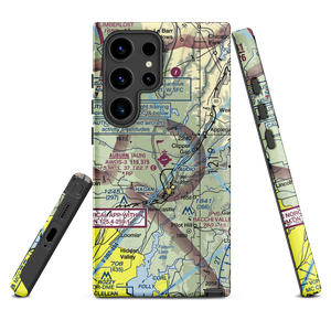 Auburn Municipal Airport (AUN) VFR Sectional Samsung Phone Case