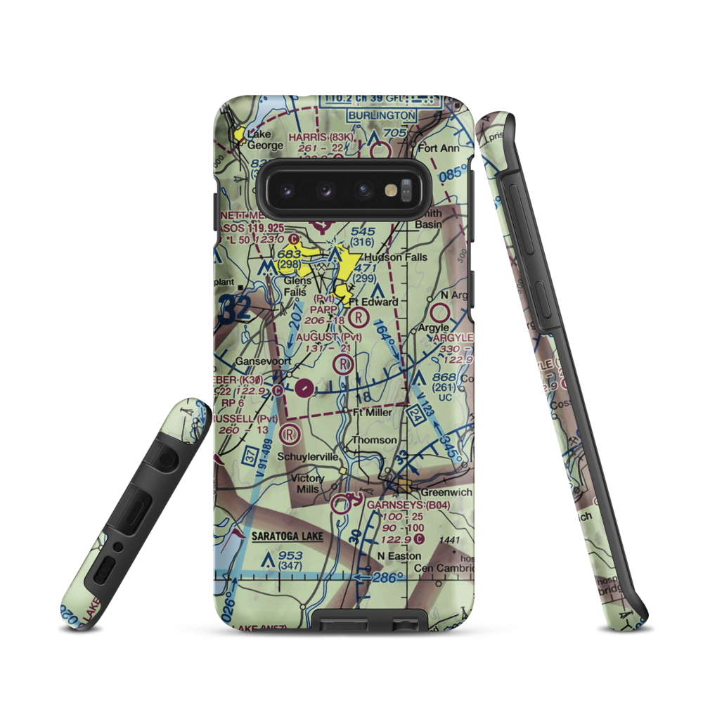 August Field (NK17) VFR Sectional Samsung Phone Case Samsung Galaxy S10 model shown