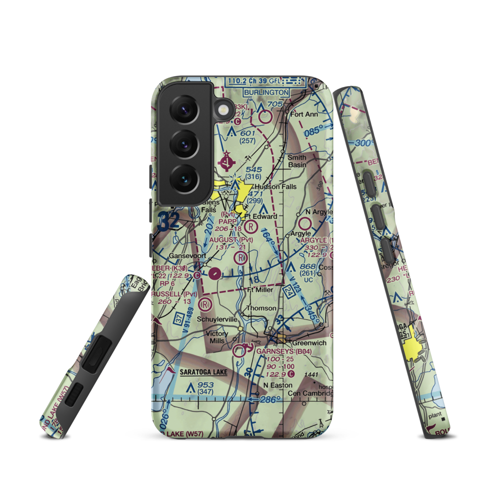August Field (NK17) VFR Sectional Samsung Phone Case Samsung Galaxy S22 model shown