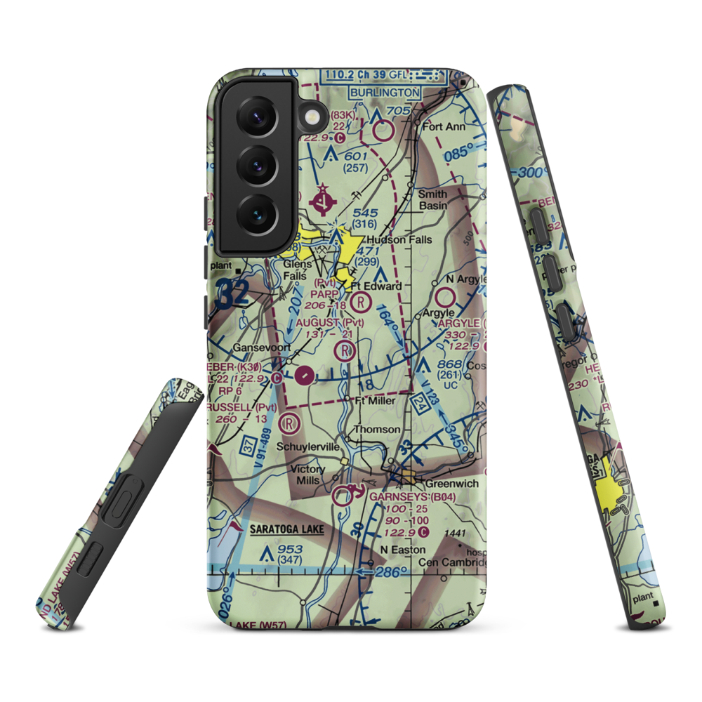 August Field (NK17) VFR Sectional Samsung Phone Case Samsung Galaxy S22 Plus model shown