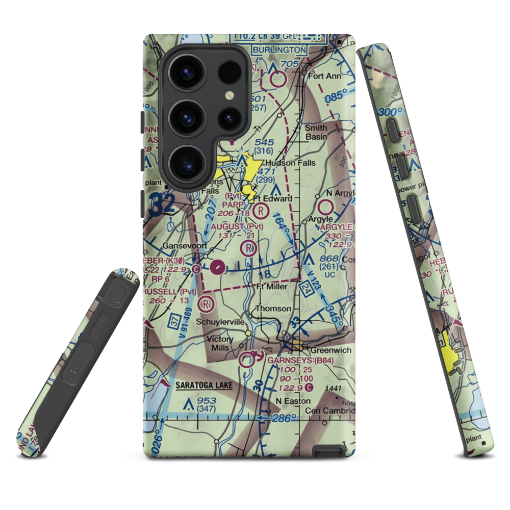 August Field (NK17) VFR Sectional Samsung Phone Case Samsung Galaxy S23 Ultra model shown