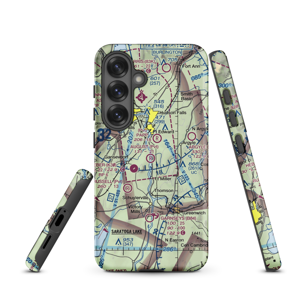 August Field (NK17) VFR Sectional Samsung Phone Case Samsung Galaxy S25 model shown