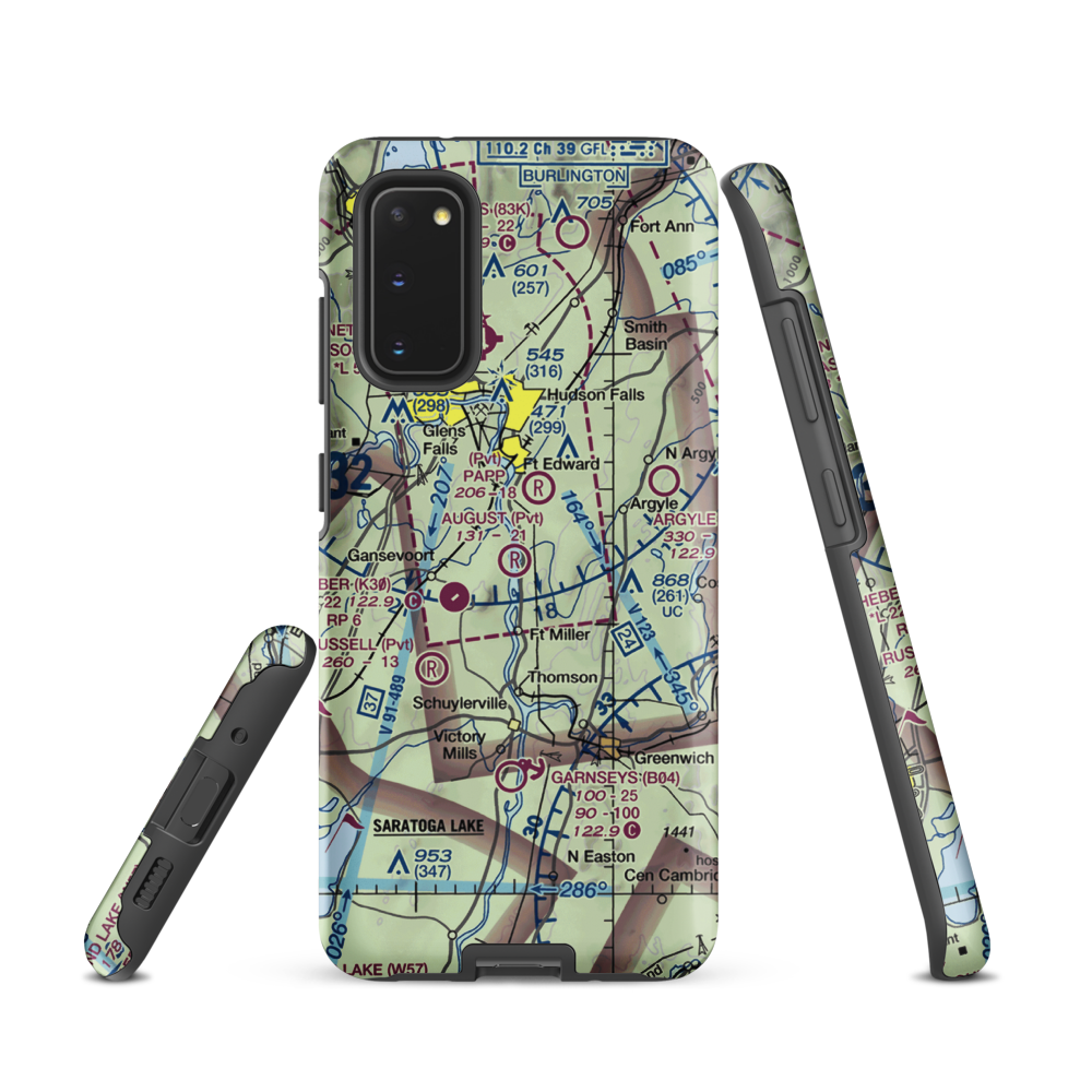 August Field (NK17) VFR Sectional Samsung Phone Case Samsung Galaxy S20 model shown