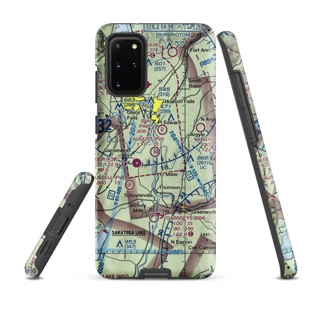 August Field (NK17) VFR Sectional Samsung Phone Case Samsung Galaxy S20 Plus model shown