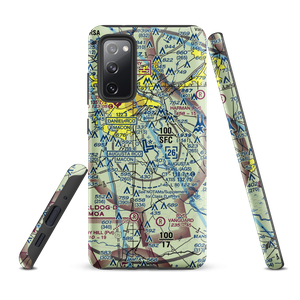 Augusta Regional At Bush Field (AGS) VFR Sectional Samsung Phone Case