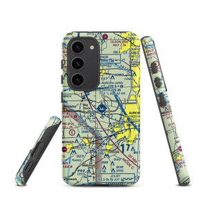 Aurora Municipal Airport (ARR) VFR Sectional Samsung Phone Case