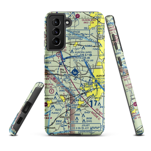 Aurora Municipal Airport (ARR) VFR Sectional Samsung Phone Case