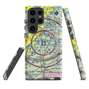 Austin Bergstrom International Airport (AUS) VFR Sectional Samsung Phone Case