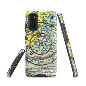 Austin Bergstrom International Airport (AUS) VFR Sectional Samsung Phone Case