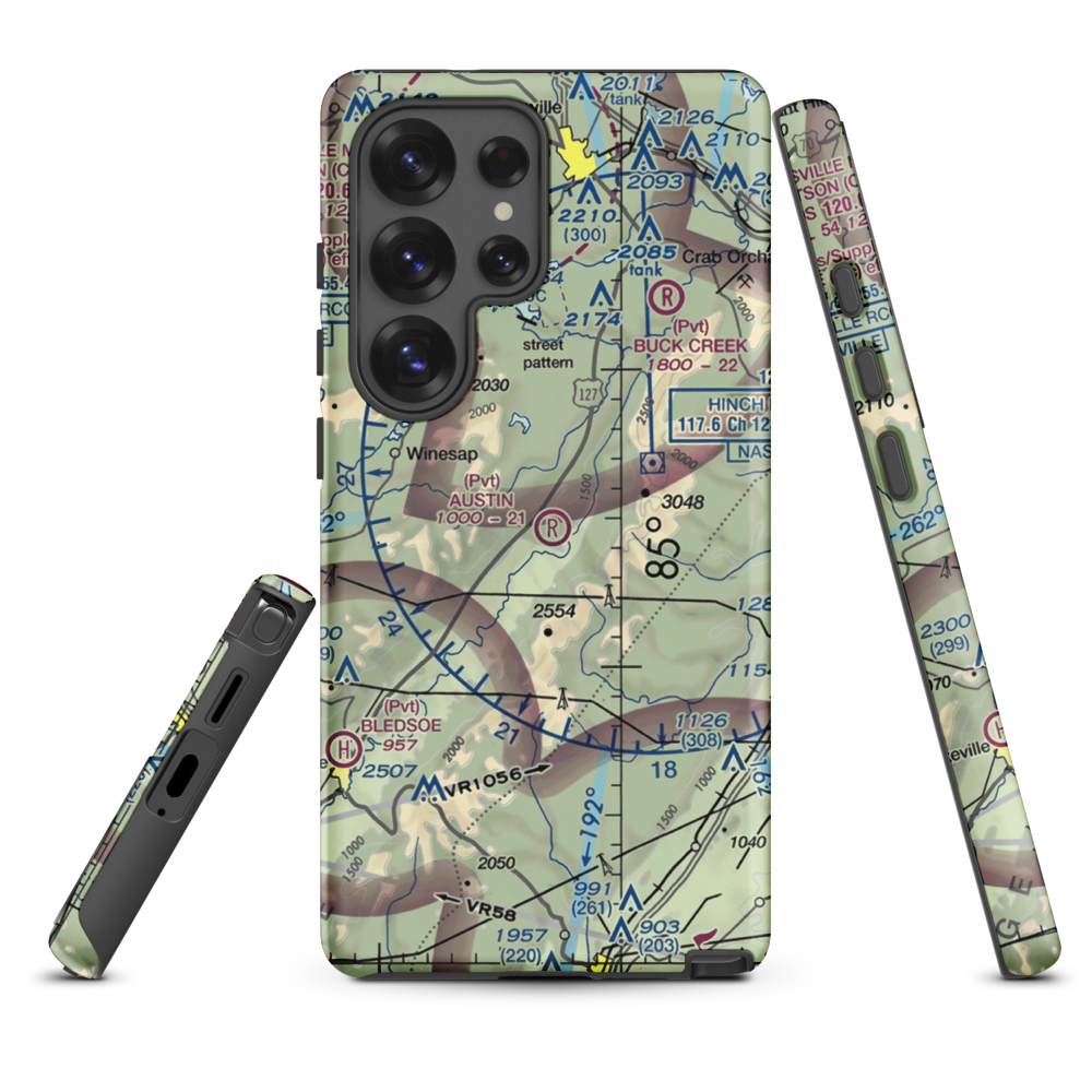 Austin Field (TN66) VFR Sectional Samsung Phone Case Samsung Galaxy S25 Ultra model shown