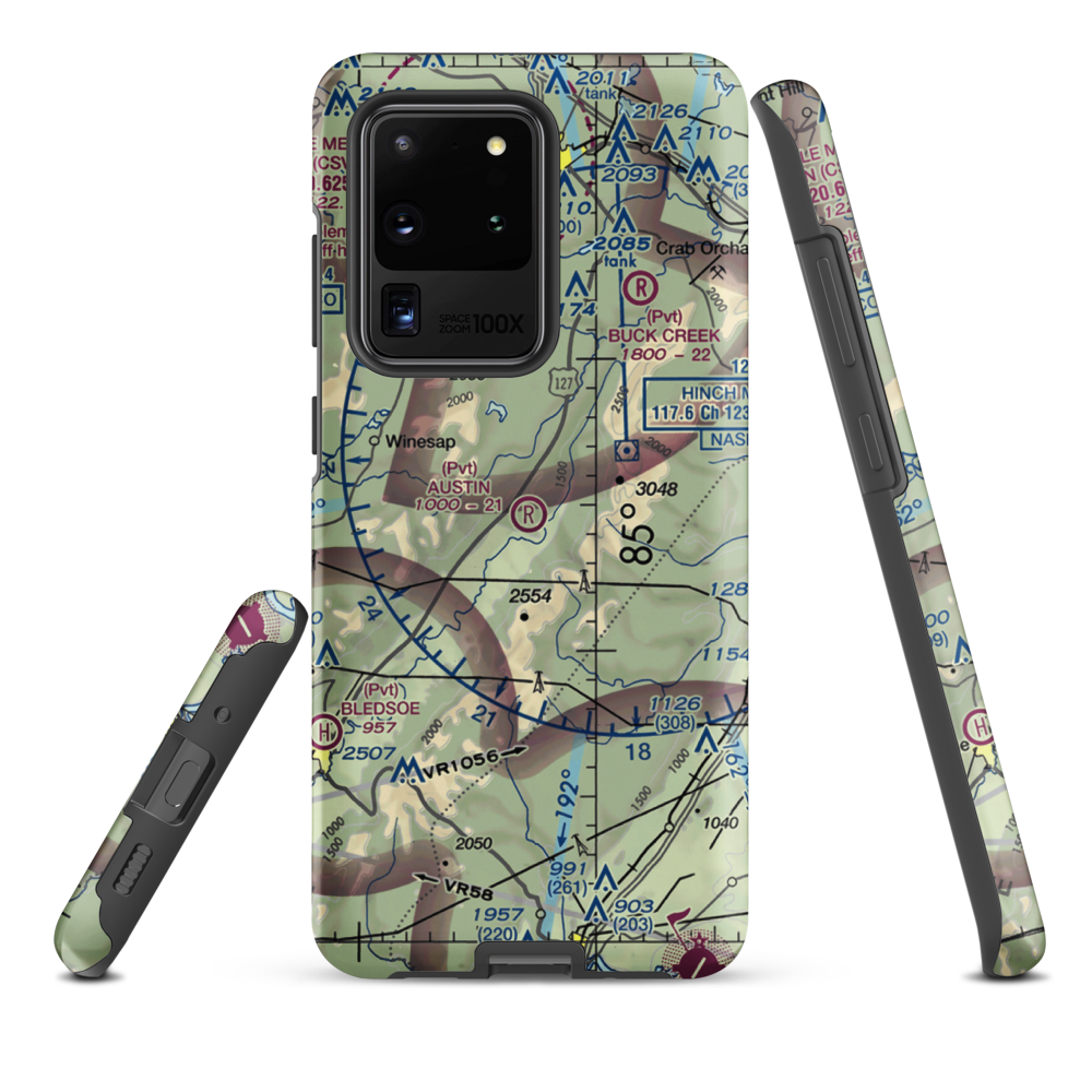 Austin Field (TN66) VFR Sectional Samsung Phone Case Samsung Galaxy S20 Ultra model shown