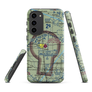 Austin Municipal Airport (AUM) VFR Sectional Samsung Phone Case