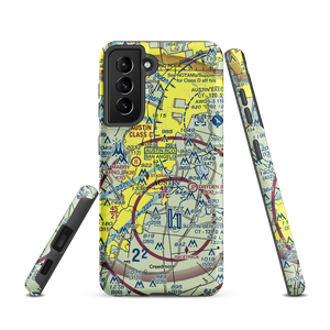 Austin Robert Mueller Municipal (AUS) VFR Sectional Samsung Phone Case