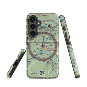 Ava Bill Martin Memorial Airport (AOV) VFR Sectional Samsung Phone Case