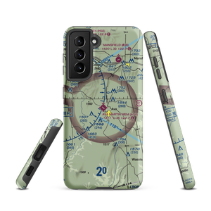 Ava Bill Martin Memorial Airport (AOV) VFR Sectional Samsung Phone Case