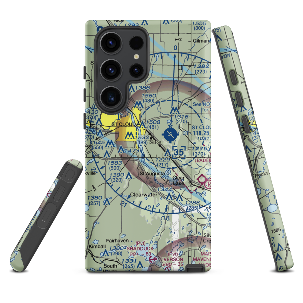 Aysta Field (3MN8) VFR Sectional Samsung Phone Case Samsung Galaxy S23 Ultra model shown