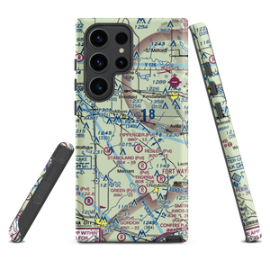 B & V Flying Ranch Airport (98IN) VFR Sectional Samsung Phone Case