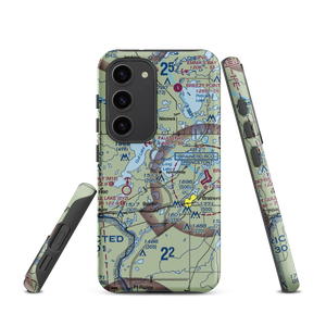 B I R Airport (MY55) VFR Sectional Samsung Phone Case