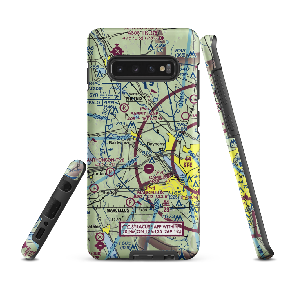 B-Ville Airpark (4NK1) VFR Sectional Samsung Phone Case Samsung Galaxy S10e model shown