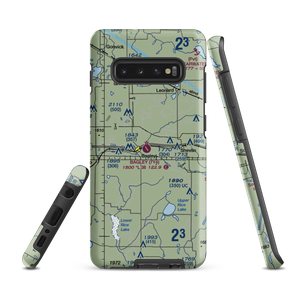 Bagley Municipal Airport (7Y4) VFR Sectional Samsung Phone Case