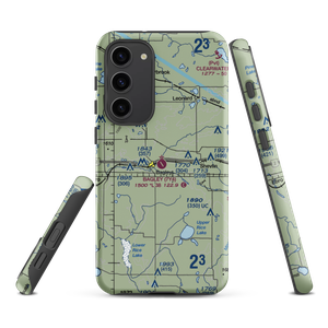 Bagley Municipal Airport (7Y4) VFR Sectional Samsung Phone Case
