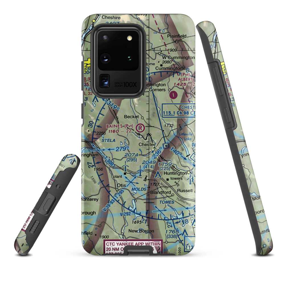 Baines Airport (3MA2) VFR Sectional Samsung Phone Case Samsung Galaxy S20 Ultra model shown