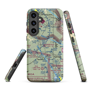 Bains Private Airport (20TS) VFR Sectional Samsung Phone Case