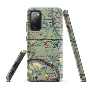 Baker Airport (PA75) VFR Sectional Samsung Phone Case