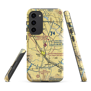 Baker City Municipal Airport (BKE) VFR Sectional Samsung Phone Case