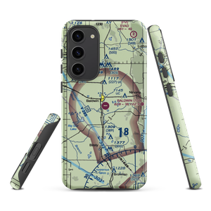 Baldwin Municipal Airport (7D3) VFR Sectional Samsung Phone Case