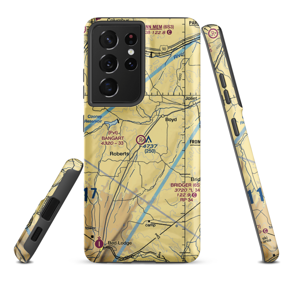 Bangart Field (16MT) VFR Sectional Samsung Phone Case Samsung Galaxy S21 Ultra model shown
