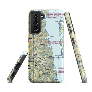 Baranof Warm Springs Float and Seaplane Base (BNF) VFR Sectional Samsung Phone Case