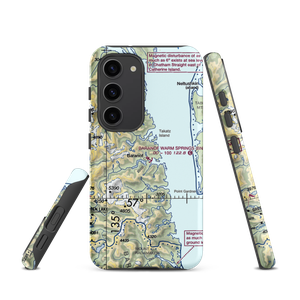 Baranof Warm Springs Float and Seaplane Base (BNF) VFR Sectional Samsung Phone Case