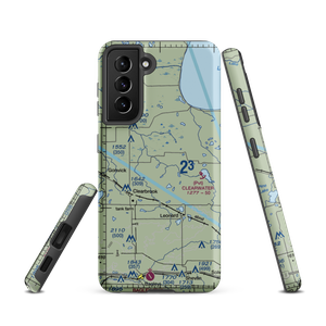 Bardwell Airstrip (72MN) VFR Sectional Samsung Phone Case