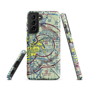 Barksdale Air Force Base (BAD) VFR Sectional Samsung Phone Case