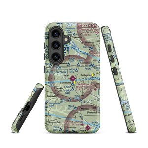 Barnesville Bradfield Airport (6G5) VFR Sectional Samsung Phone Case