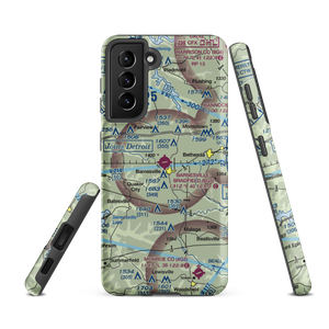 Barnesville Bradfield Airport (6G5) VFR Sectional Samsung Phone Case