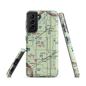 Barron Aviation Airport (MO11) VFR Sectional Samsung Phone Case