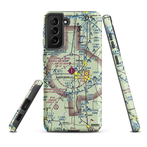 Bartlesville Municipal Airport (BVO) VFR Sectional Samsung Phone Case