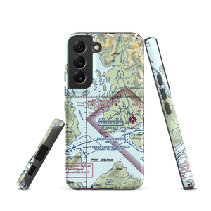 Bartlett Cove Seaplane Base (BQV) VFR Sectional Samsung Phone Case